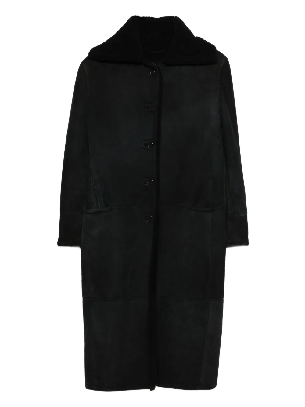Romeo Gigli Pre-Owned 1990s buttoned coat | Black | Image 1