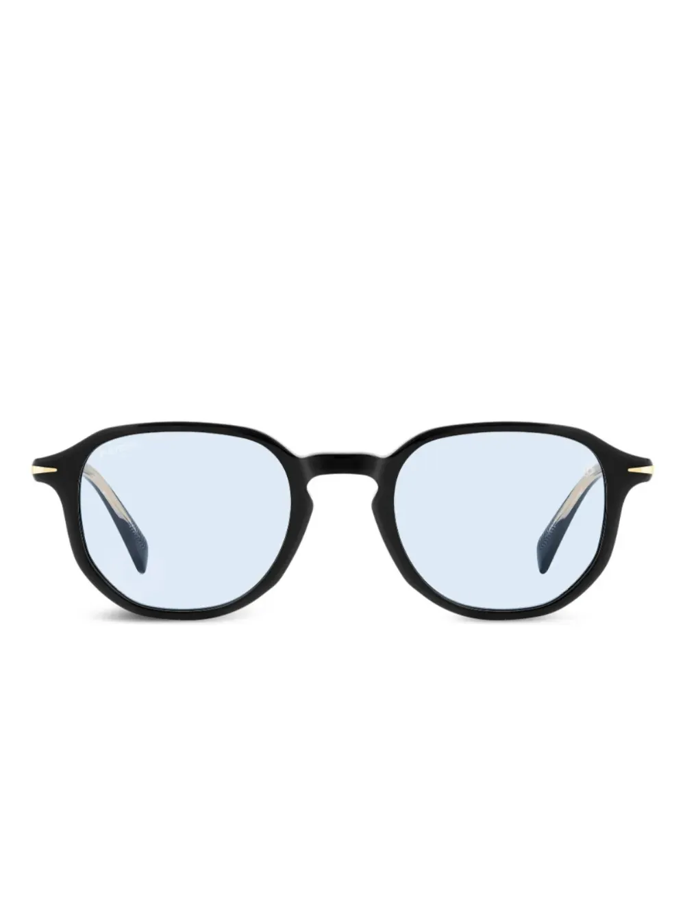  Eyewear By David Beckham Round Frame Db1140s Sunglasses - Blue 