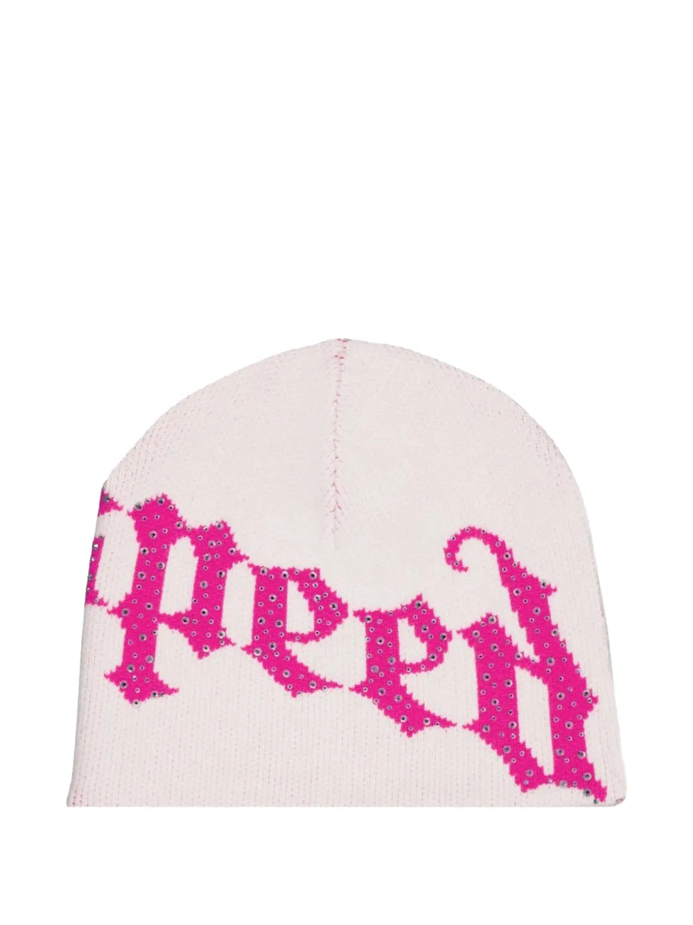 GODSPEED OG Logo studded beanie hat - Wit