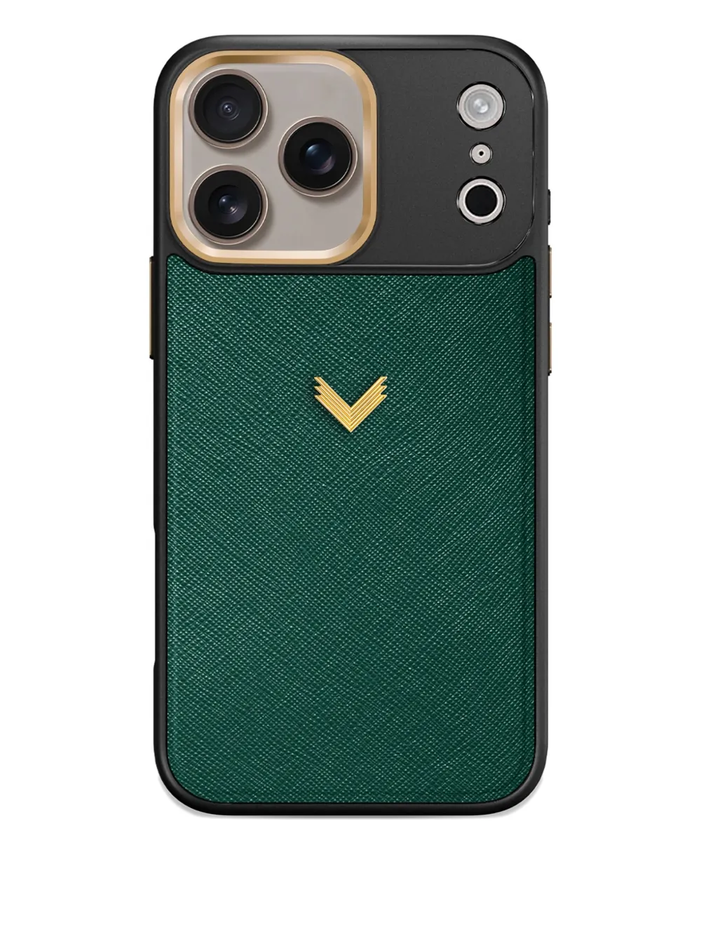 Velante Montserrat Iphone 17 Pro Saffiano-leather Phone Case In Green