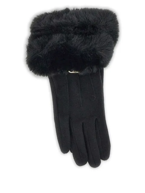 LIU JO logo-plaque gloves