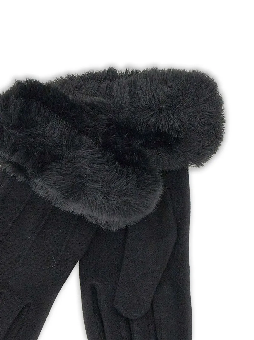 LIU JO Handschoenen met logoplakkaat Zwart