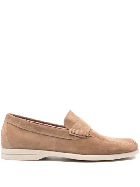 Bally suede slip-on loafers