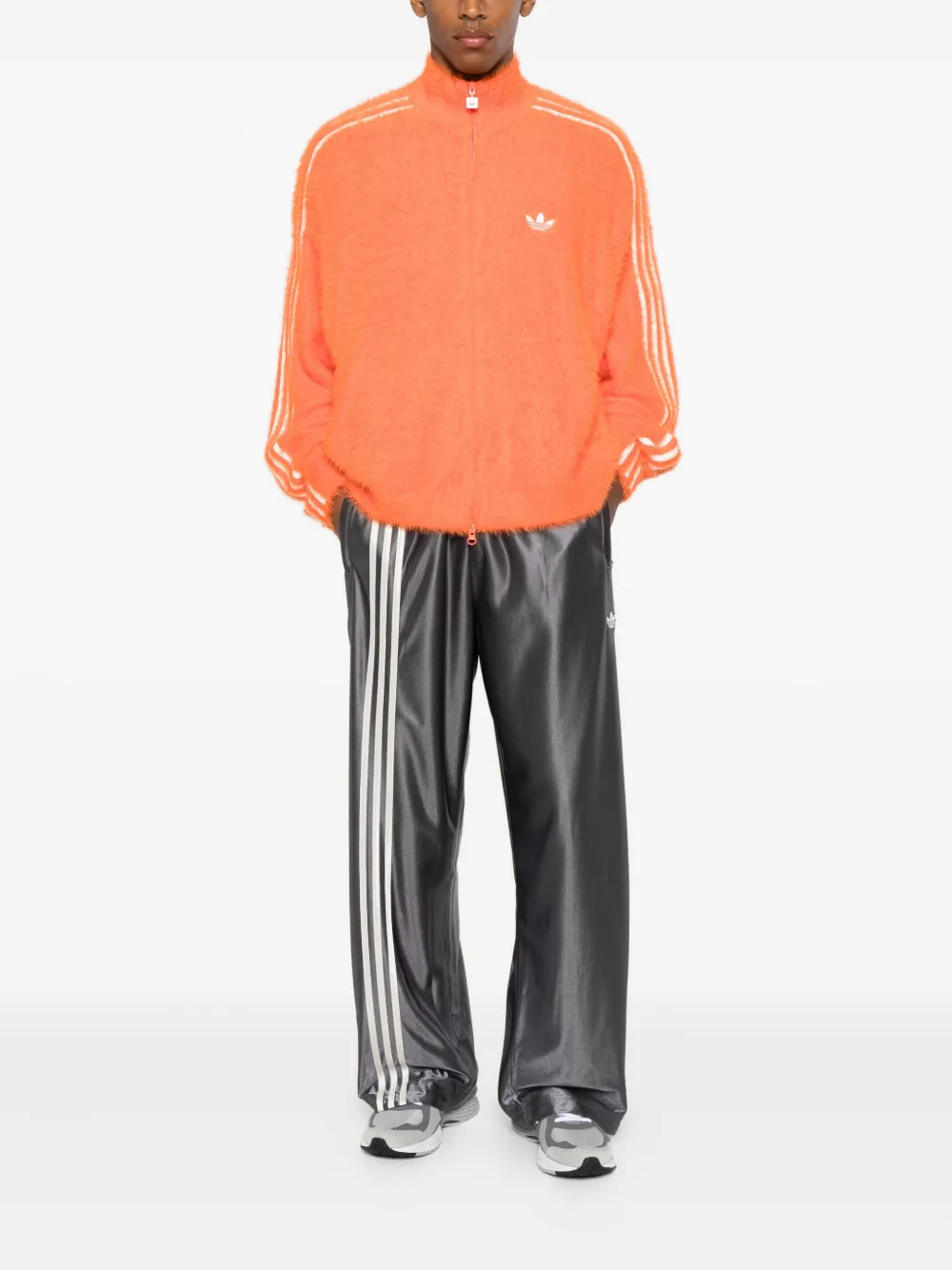 Adidas three-stripe pants - Grijs