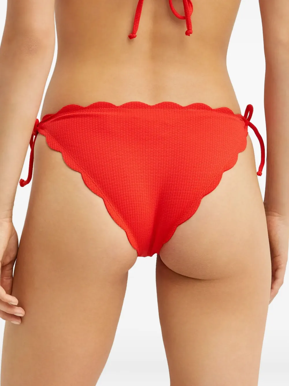 Marysia Mott gewelfde bikinislip Rood