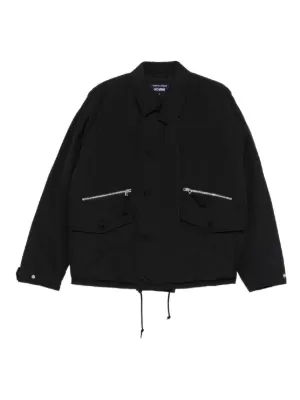 Comme Des Garçons Homme contrast-stitching Denim Jacket | Black