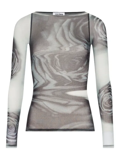 Jean Paul Gaultier t-shirt à imprimé abstrait