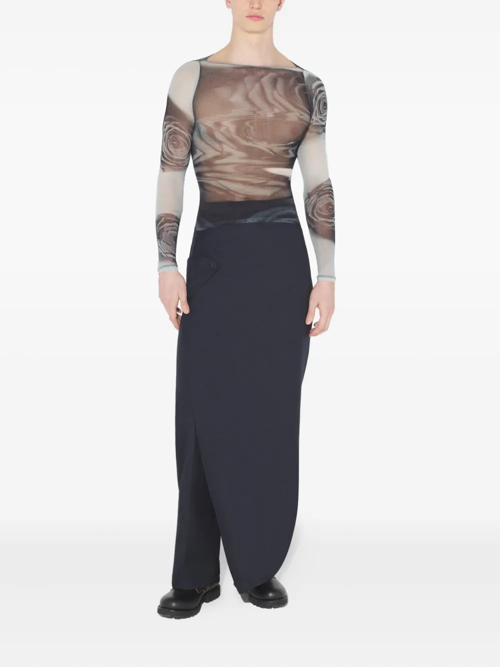 abstract-print T-Shirt