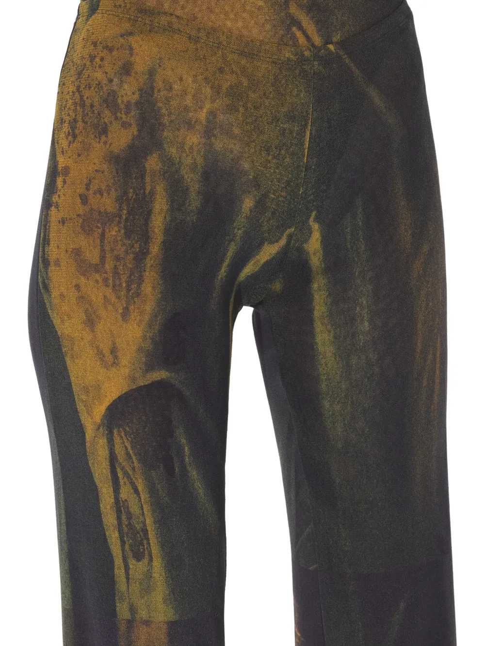 Jean Paul Gaultier Water broek met grafische print Groen