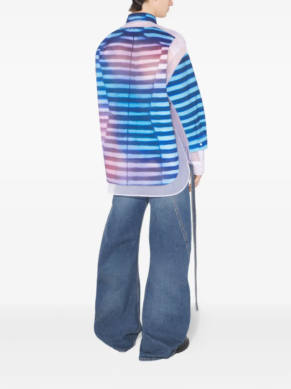 Jean Paul Gaultier Petit-Grand Air shirt met print Blauw