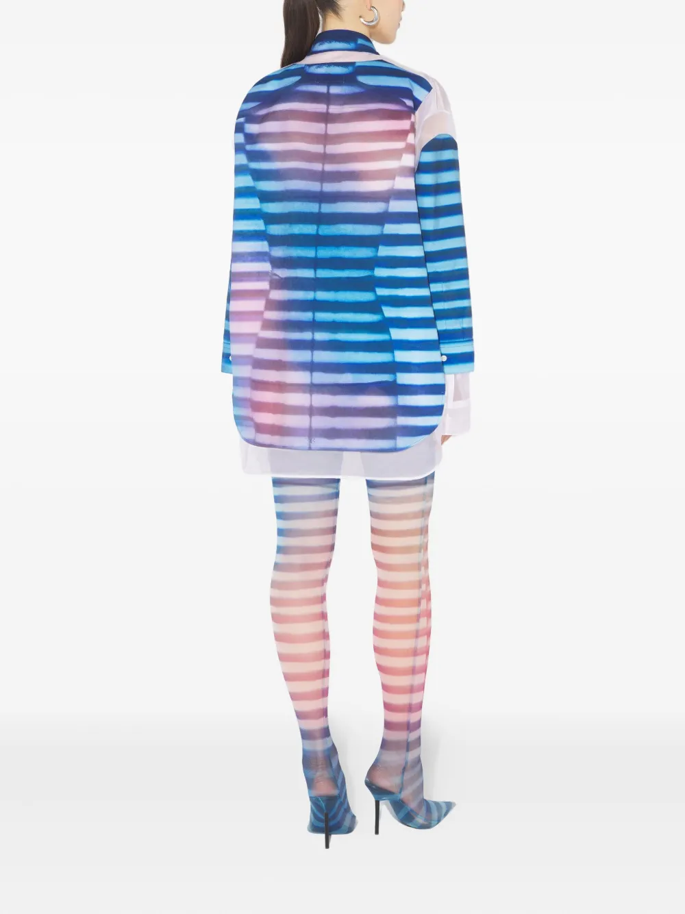 Jean Paul Gaultier Petit-Grand Air shirt met print Blauw