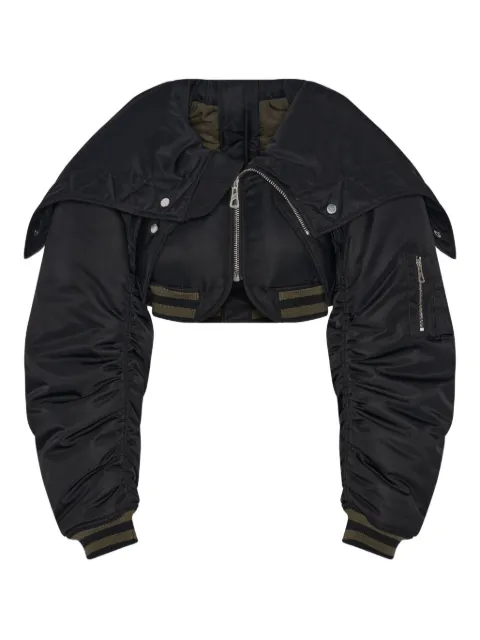 Jean Paul Gaultier zip-fastening cropped jacket 