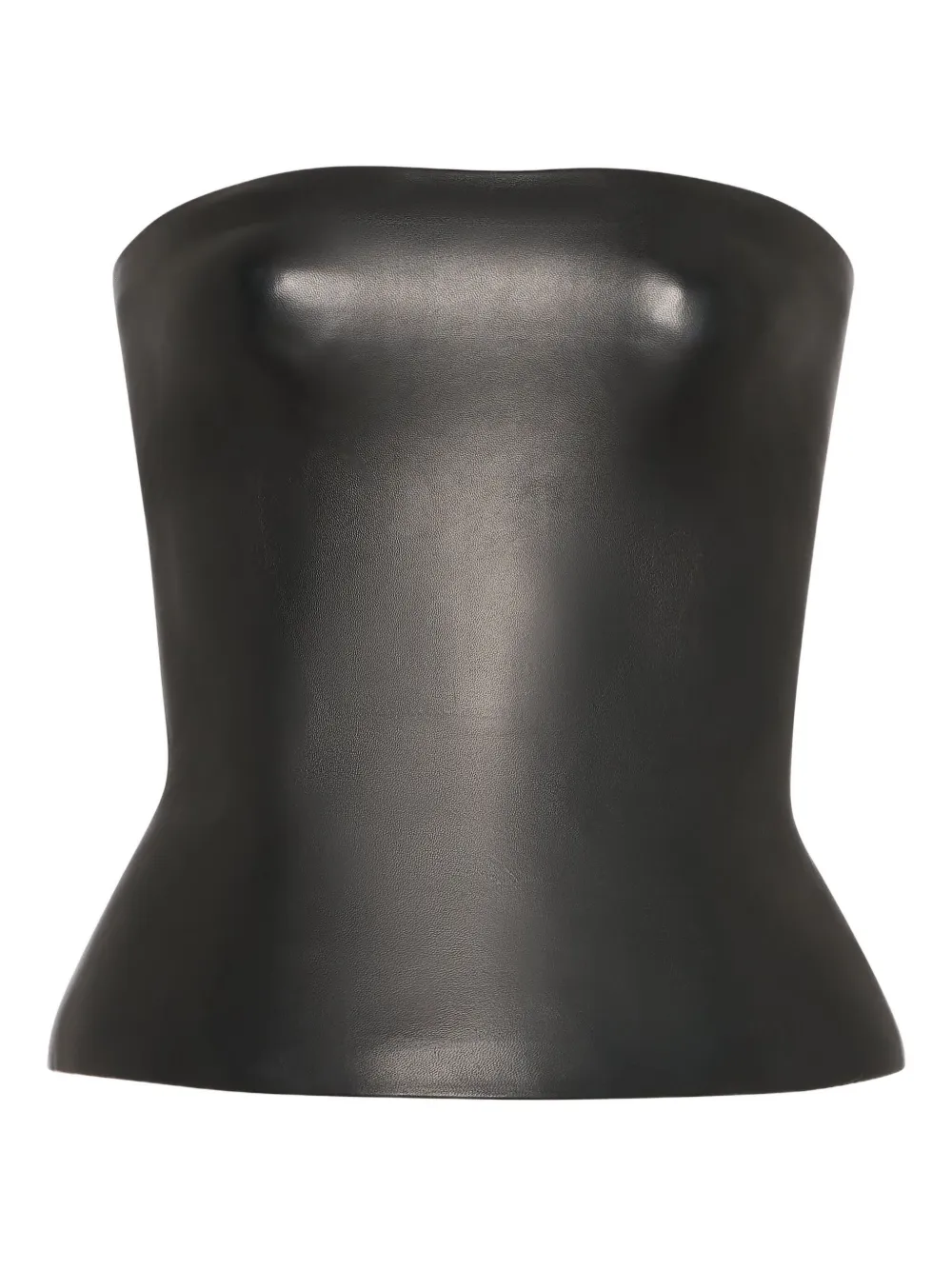 Jean Paul Gaultier Top in pelle - Nero