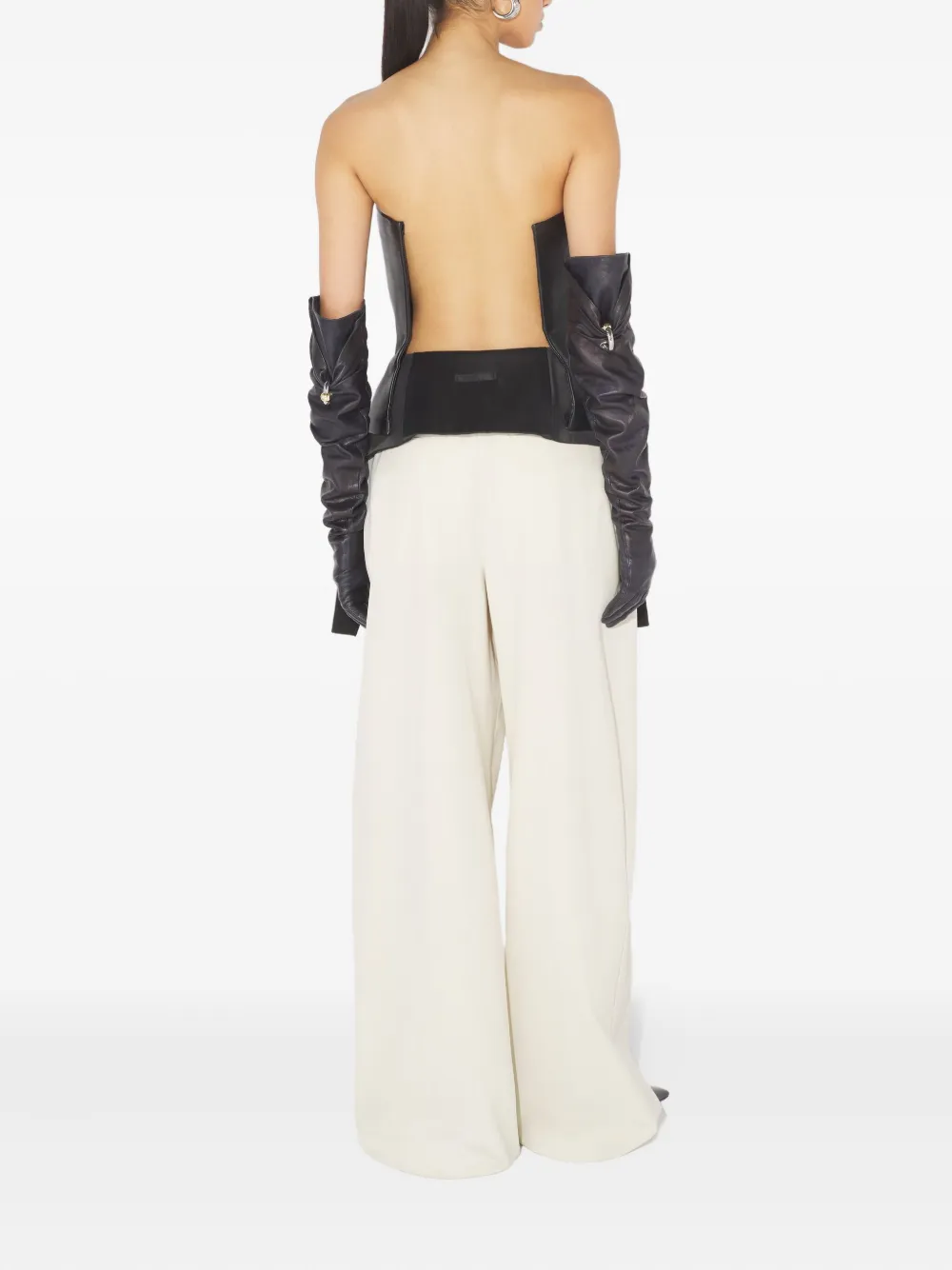 leather top