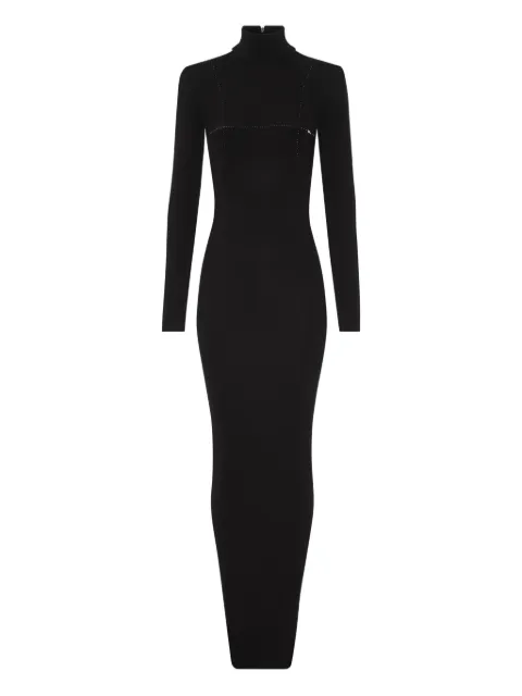 Jean Paul Gaultier long-sleeve cut-out back dress