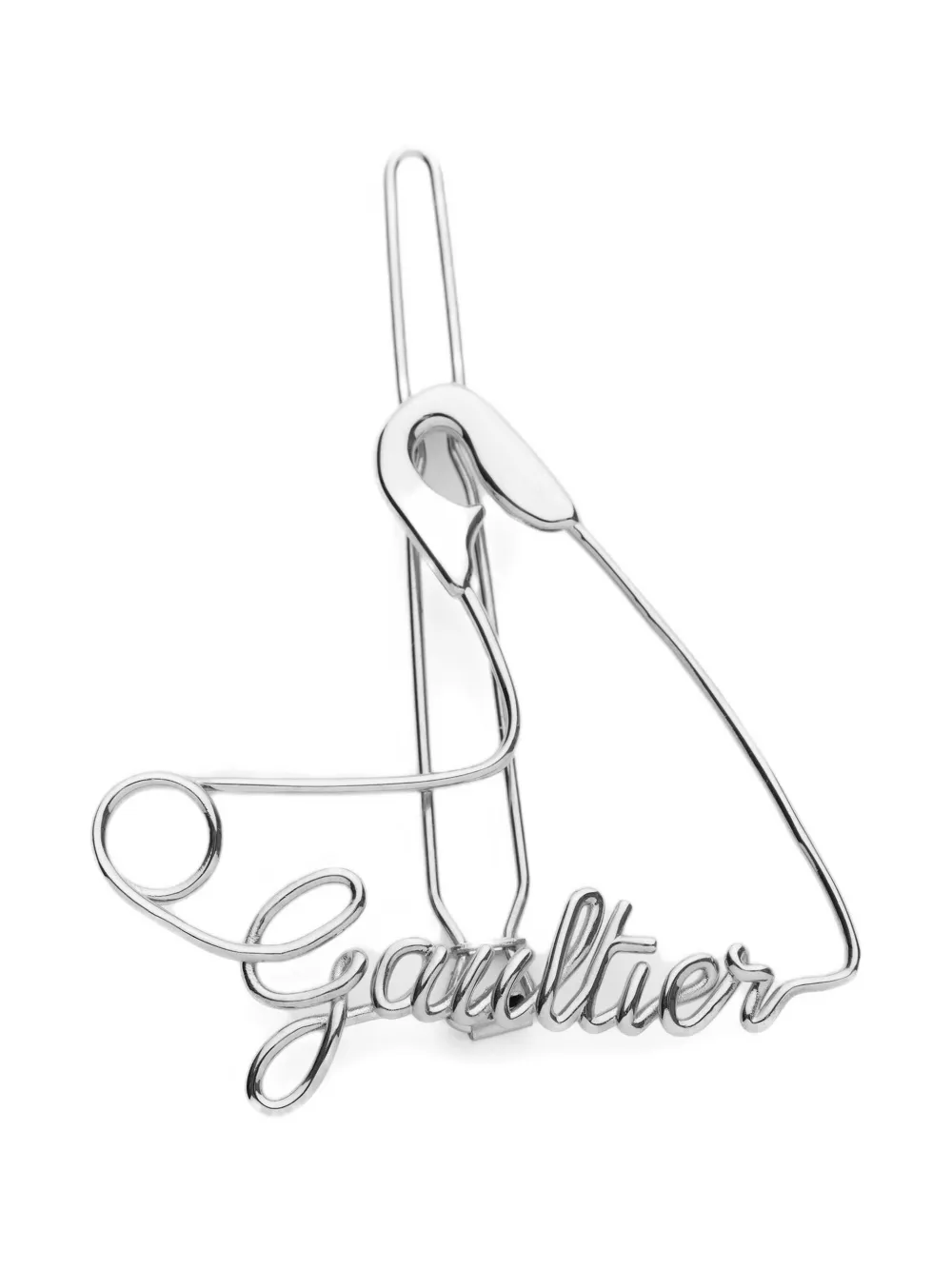 Jean Paul Gaultier La Barrette Pin In Gray