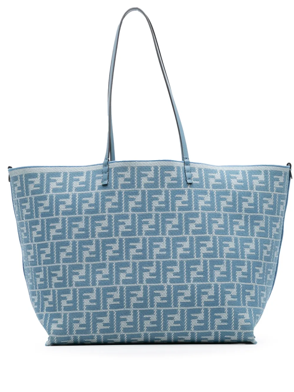 Fendi Pre-Owned grand cabas FF Pequin à design réversible (2010-2025) | bleu | Image 1