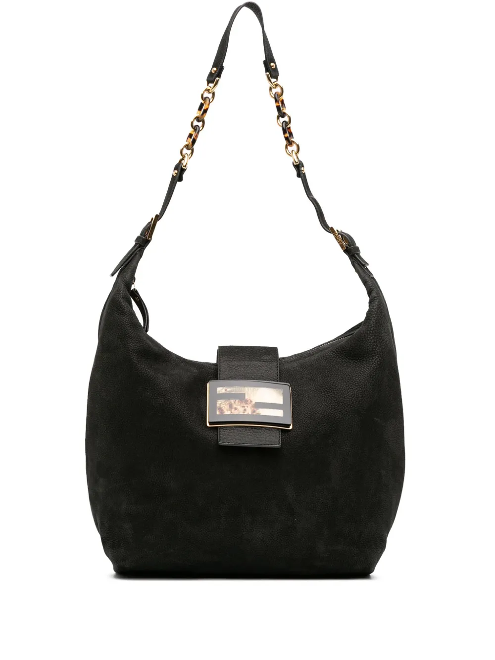 Fendi Pre-Owned 2010-2025 Vitello Savana Forever Hobo shoulder bag | Black | Image 1