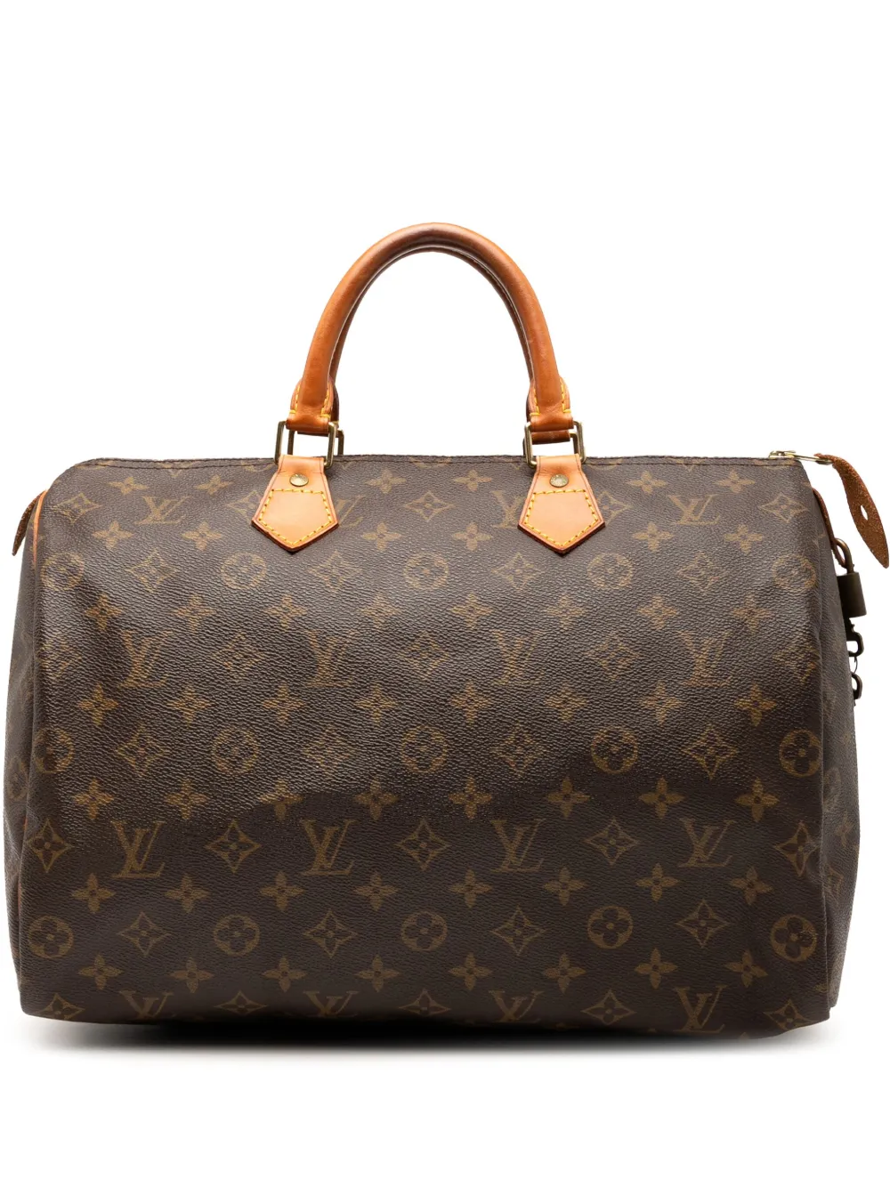 Louis Vuitton Pre-Owned 1995 モノグラム スピーディ 35 ボストンバッグ - ブラウン Louis Vuitton Pre-Owned 1995 モノグラム スピーディ 35 ボストンバッグ - ブラウン