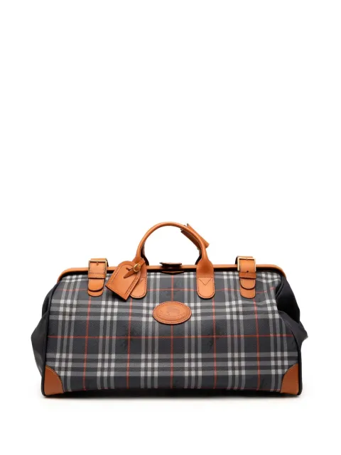 Burberry Pre-Owned 20th Century Haymarket Check Coated Canvas travel bag