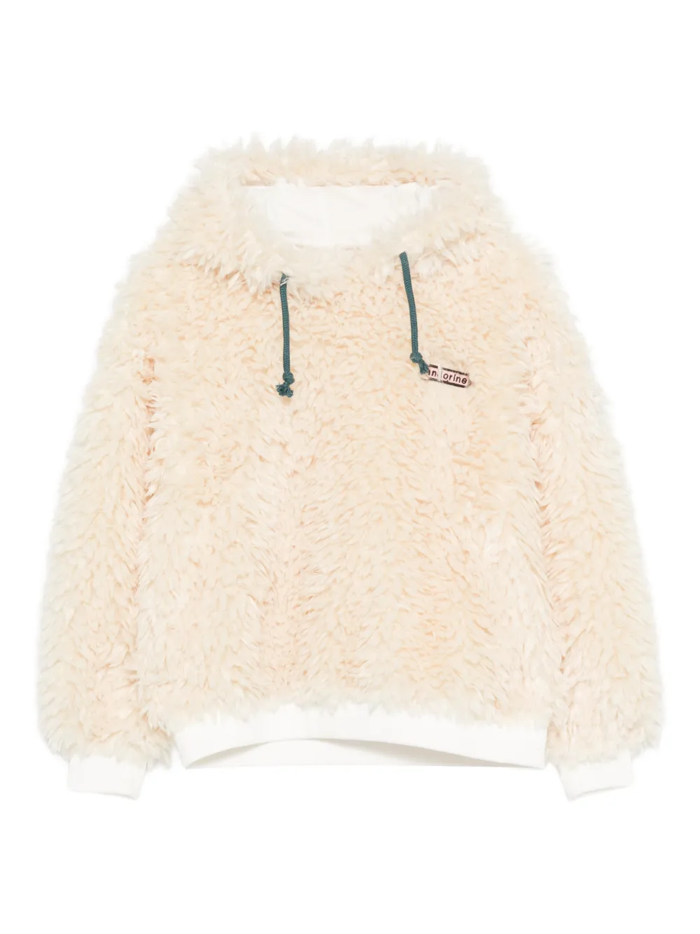 Andorine faux-fur hoodie | Neutrals | Image 1