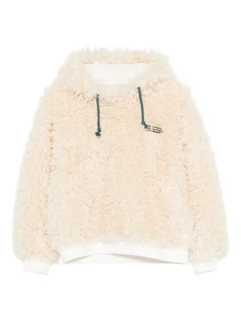 Andorine hoodie en fourrure artificielle