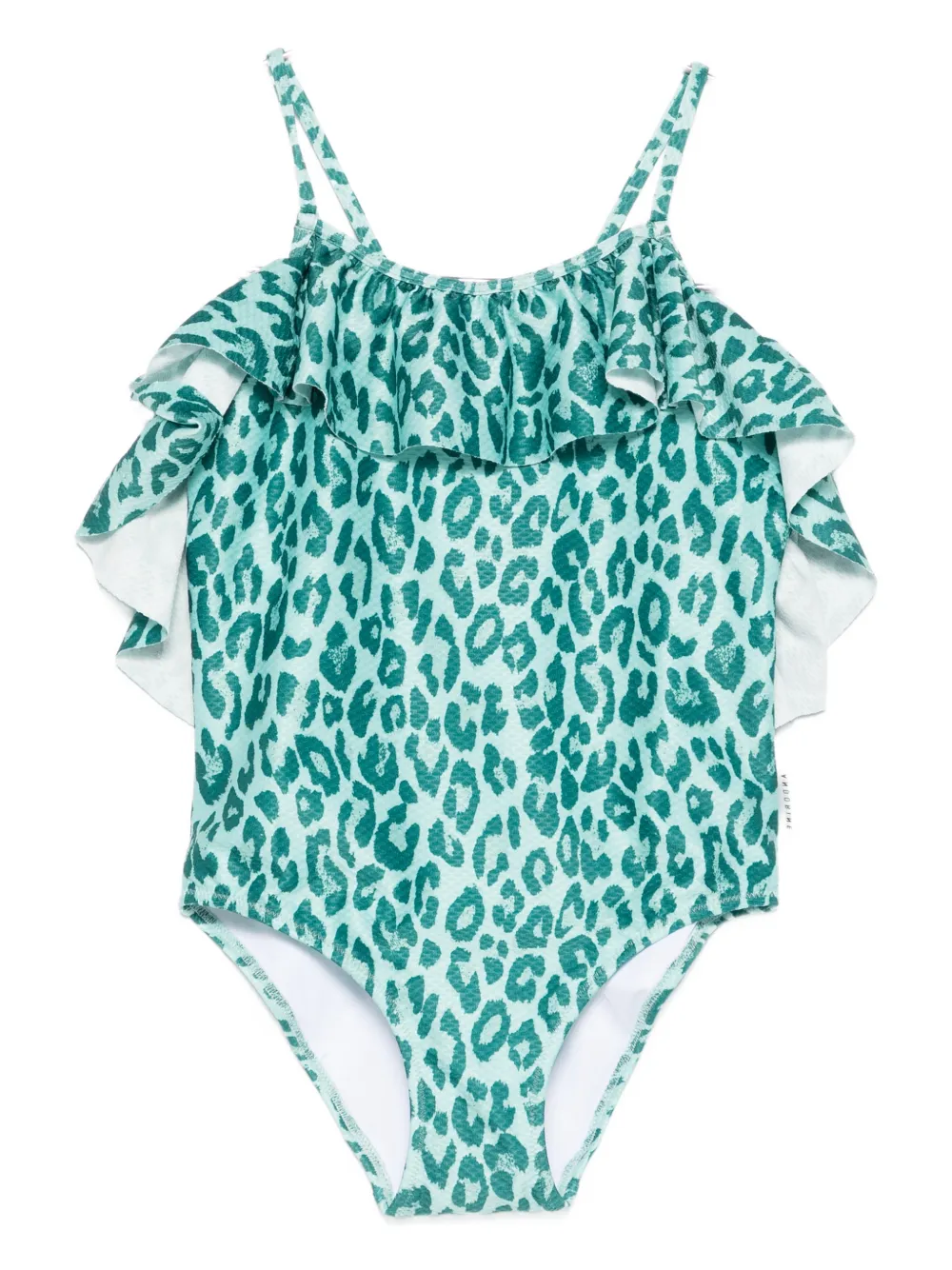 Andorine leopard-print swim shorts | Green | Image 1