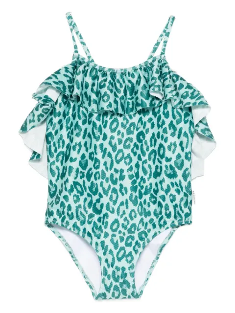 Andorine leopard-print swim shorts