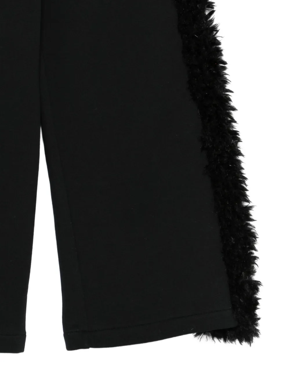 Andorine Trainingsbroek met imitatiebont Zwart