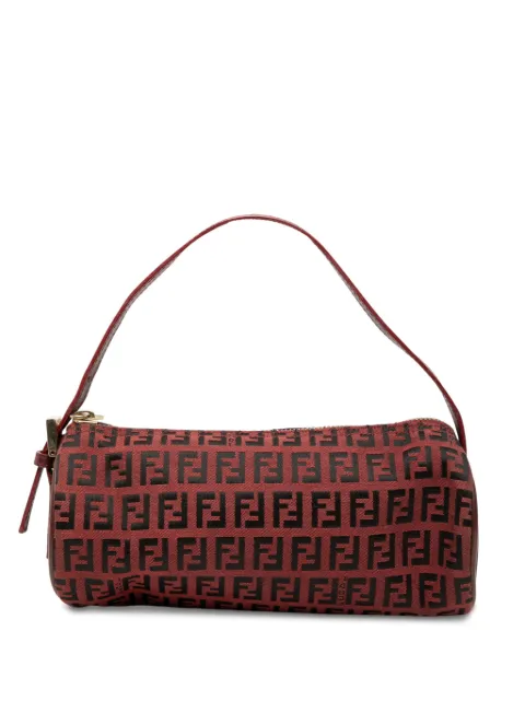 Fendi Pre-Owned 2000-2010 Zucchino Canvas Barrel Pochette handbag