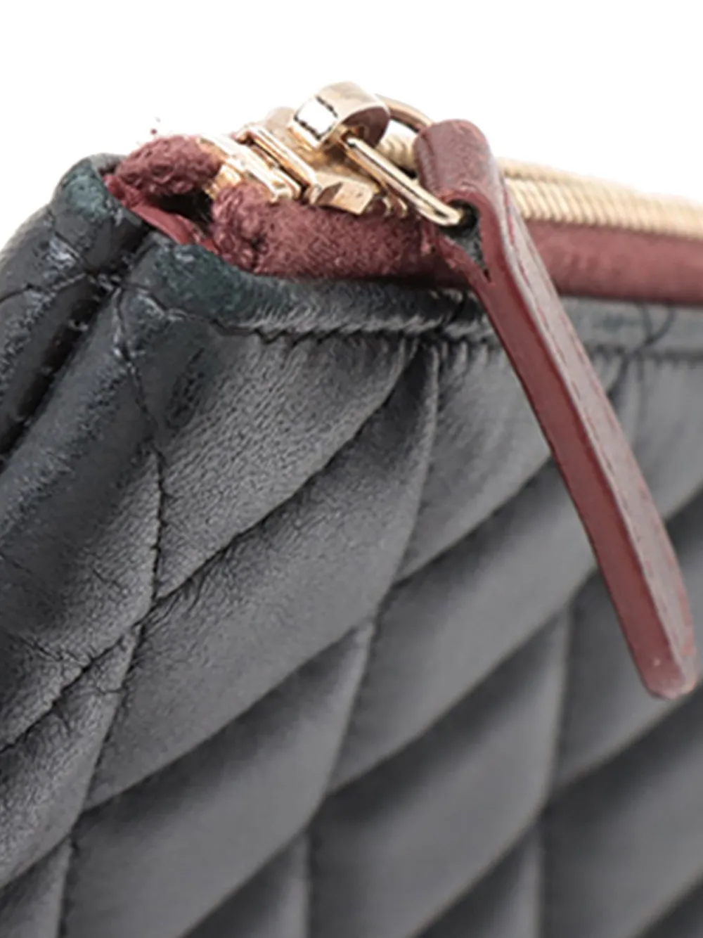 CHANEL Pre-Owned 2015-2016 große O Case Clutch aus gestepptem Lammleder | Pre-owned & Archive | Image 2