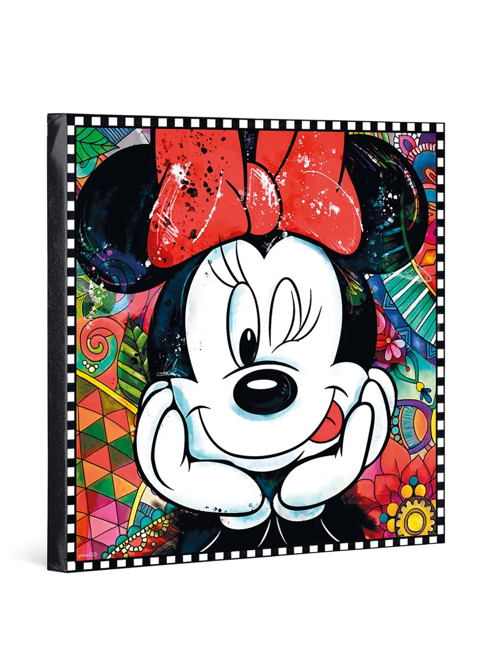 Egan Minnie Forever & Ever Painting (70cm X 70cm) In Multi