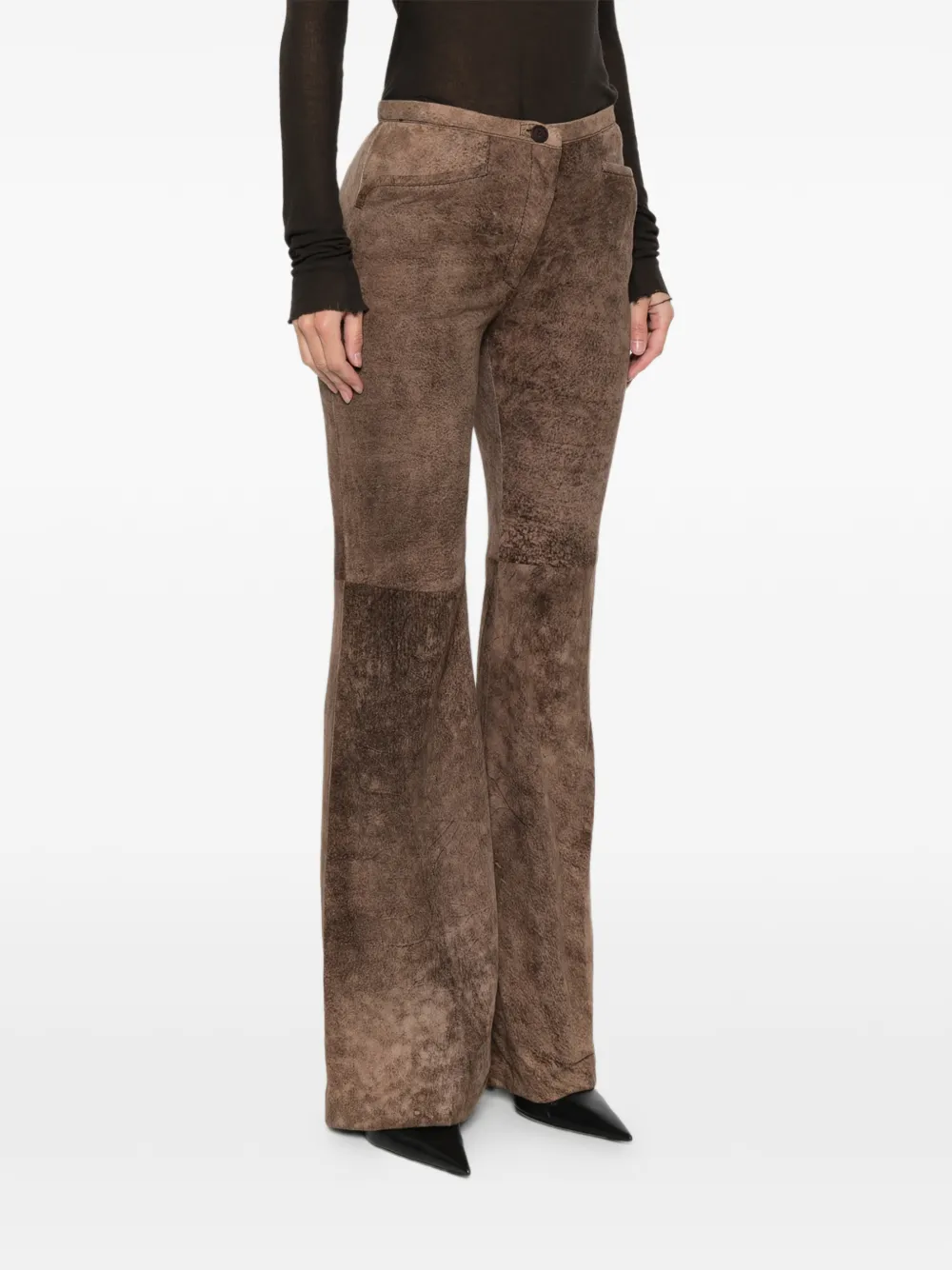 1990s Suede Trousers