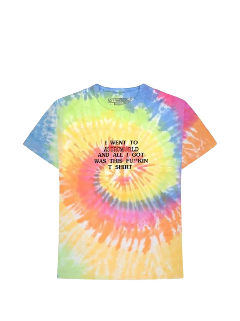 Travis Scott Lollapalooza I Went To Astroworld T-shirt - Giallo