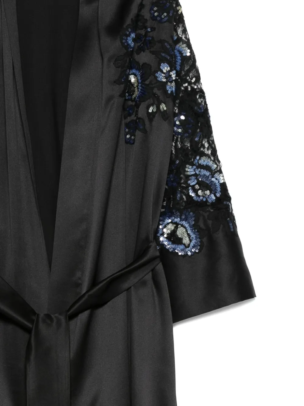  Carine Gilson Embroidered Robe - Black 