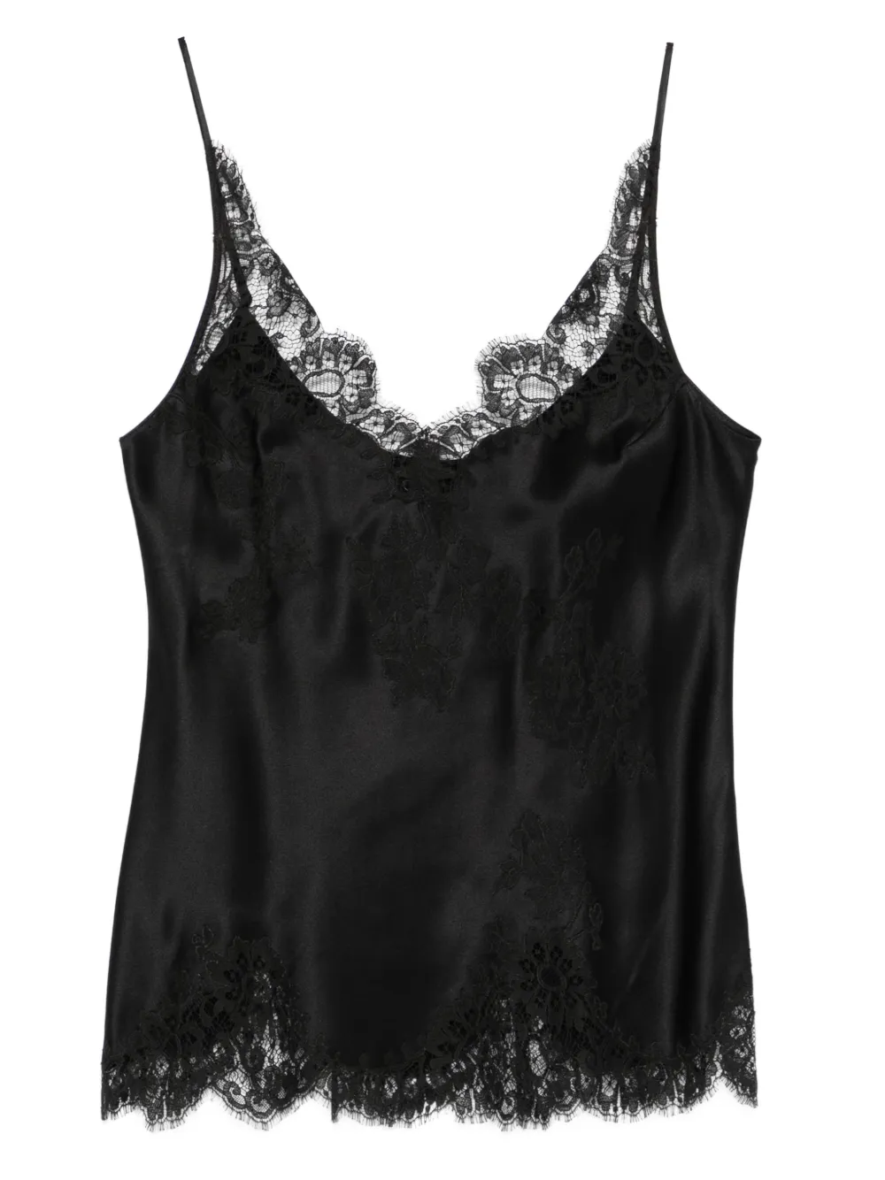 Carine Gilson V-neckline Lace Camisole In Multi