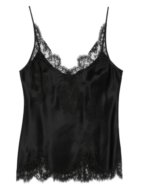 Carine Gilson V-neckline lace camisole