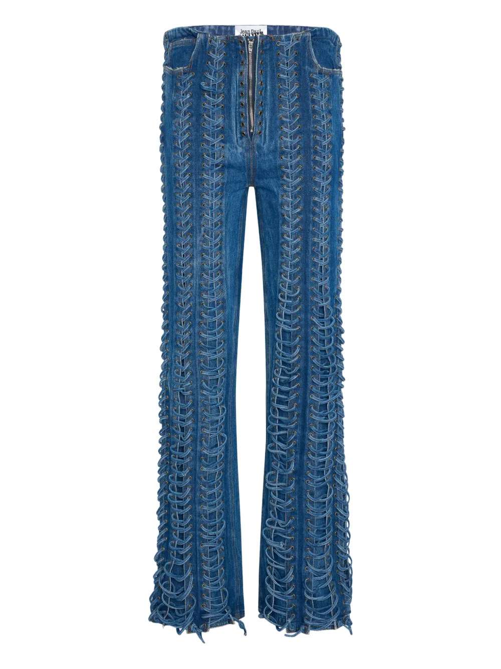 Jean Paul Gaultier Jeans The Lace-Up - Blu
