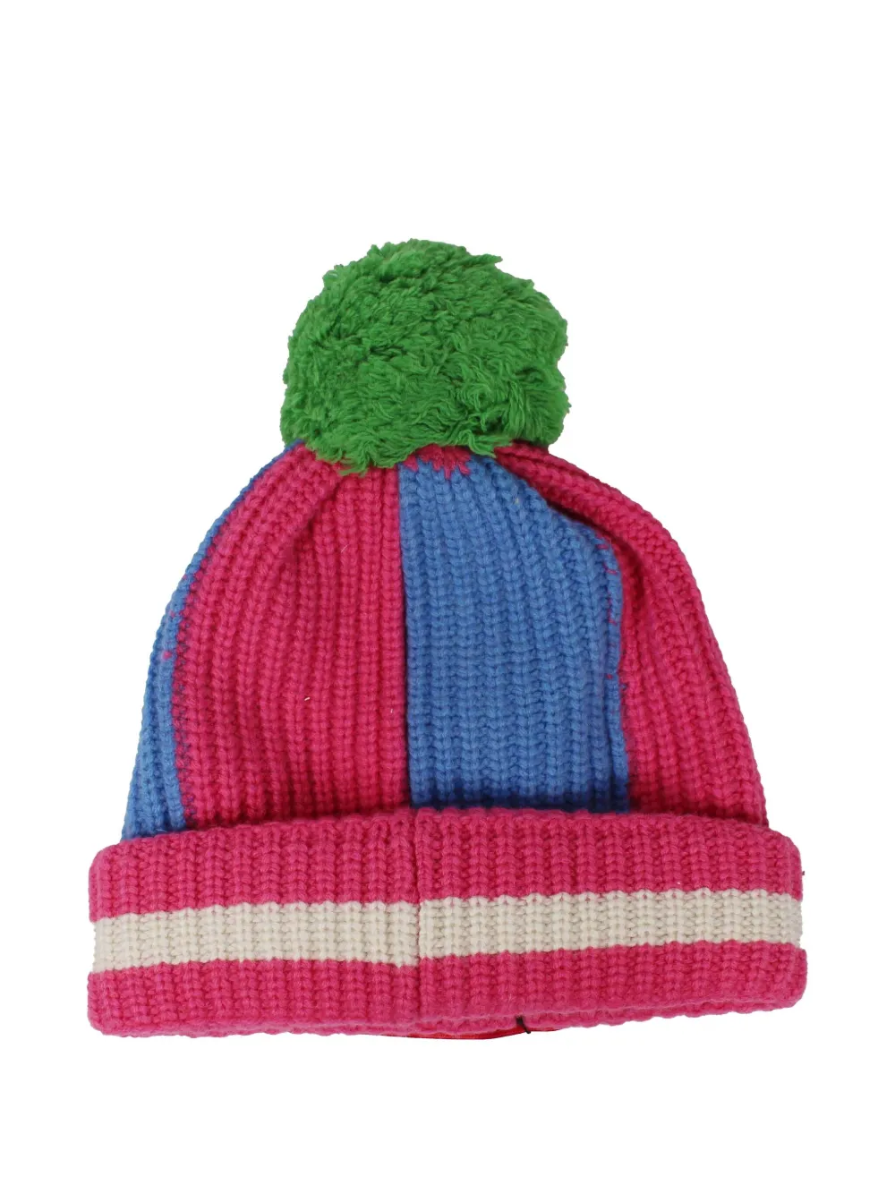 Charles Jeffrey Loverboy Striped Pompom Beanie In Multi