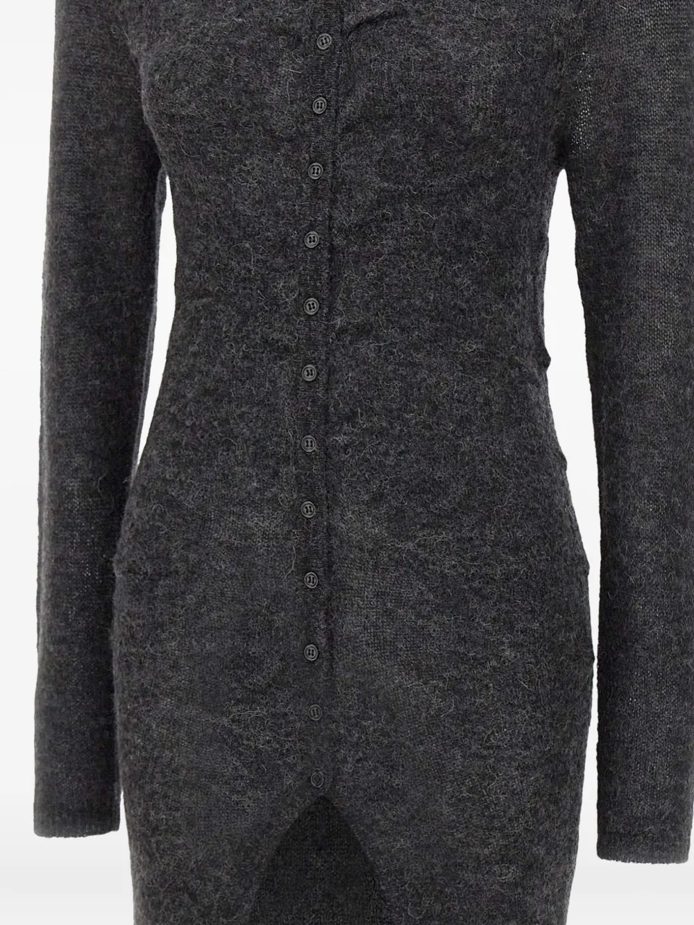 A. ROEGE HOVE Marie buttoned dress - Grijs