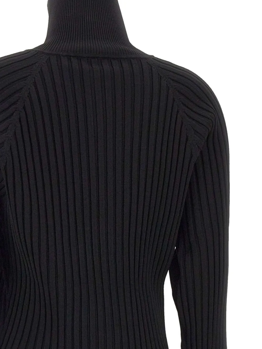 A. Roege Hove Ribbed Button-down Sweater In Black