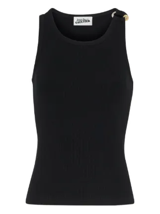 Jean Paul Gaultier タンクトップ 48 黒 Jean Paul Gaultier タンクトップ | ブラック | FARFETCH JP