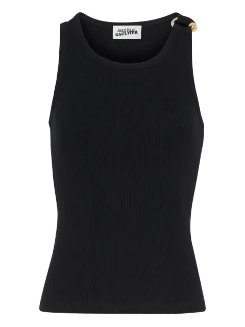 Jean Paul Gaultier piercing-detail tank top