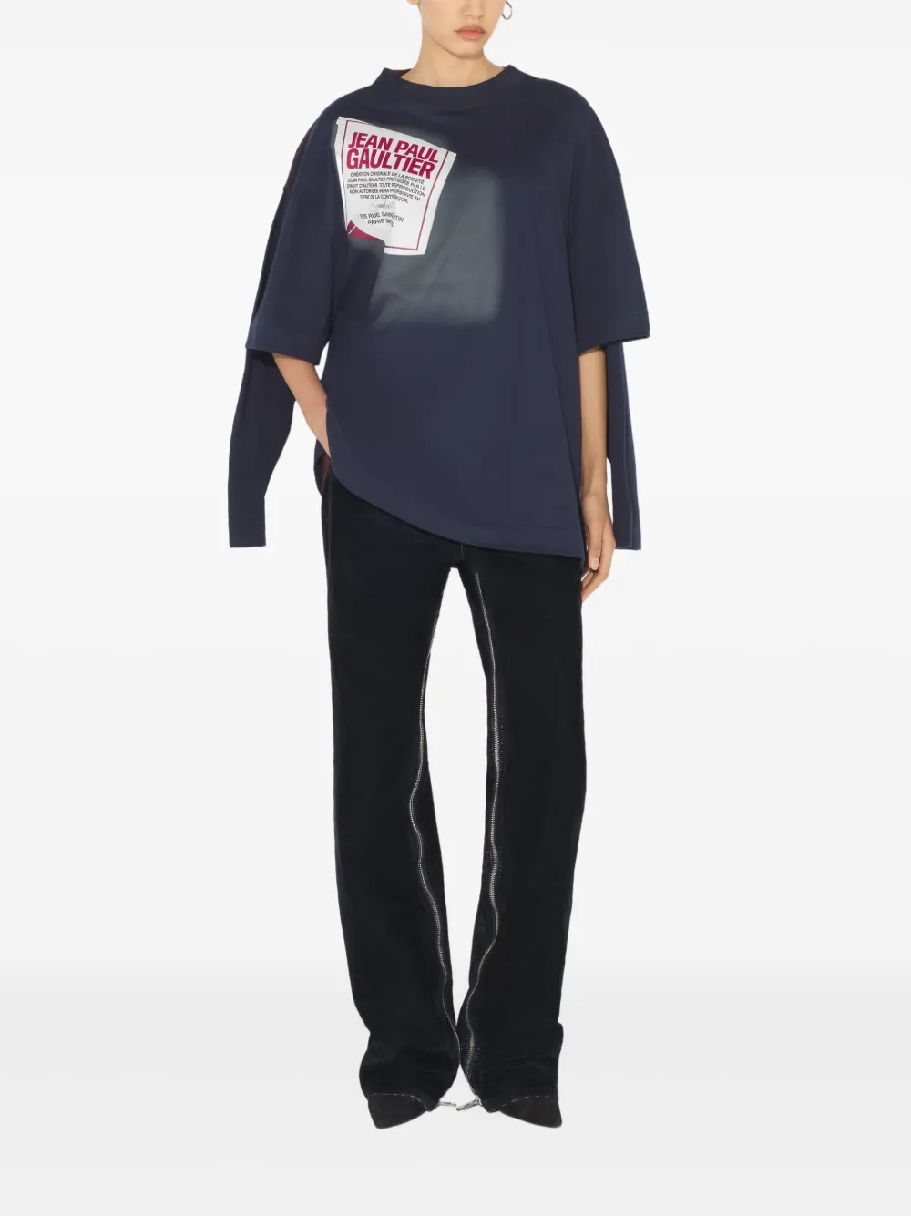 Jean Paul Gaultier layered-design T-shirt | T-Shirts & Jersey Shirts | Image 2