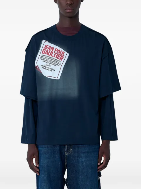 Jean Paul Gaultier layered-design T-shirt