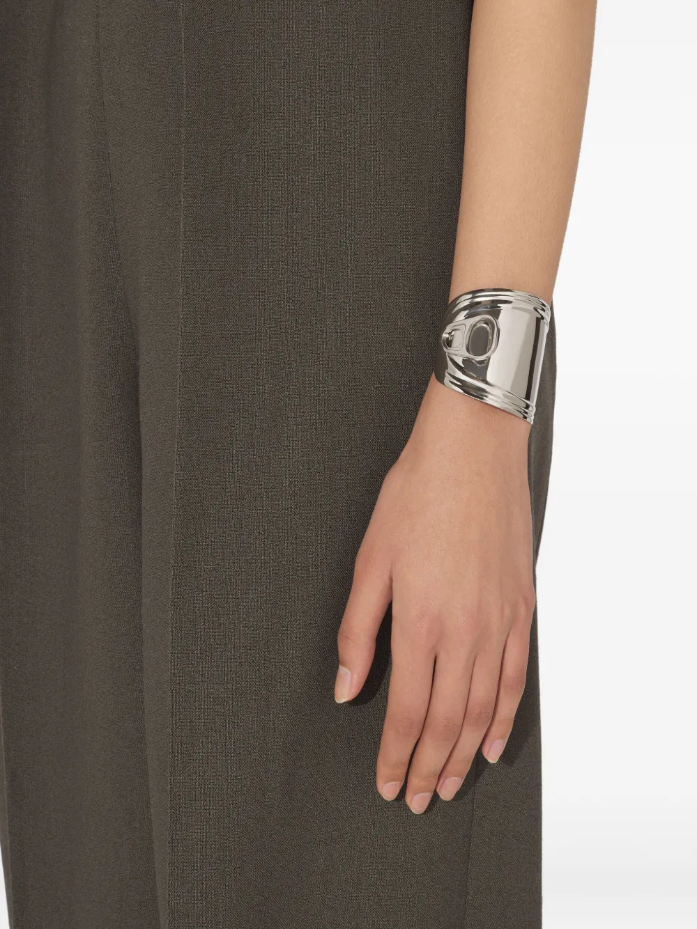 Jean Paul Gaultier Cuff-design Bracelet In Metallic
