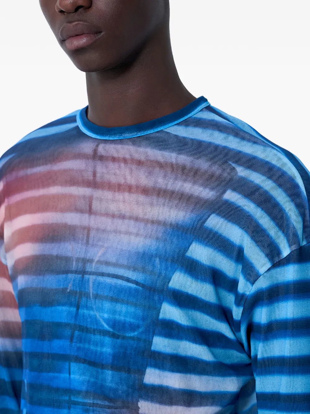 Jean Paul Gaultier Gestreepte top Blauw