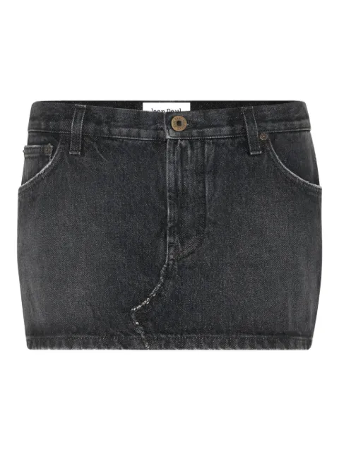 Jean Paul Gaultier contrast-pocket denim mini skirt