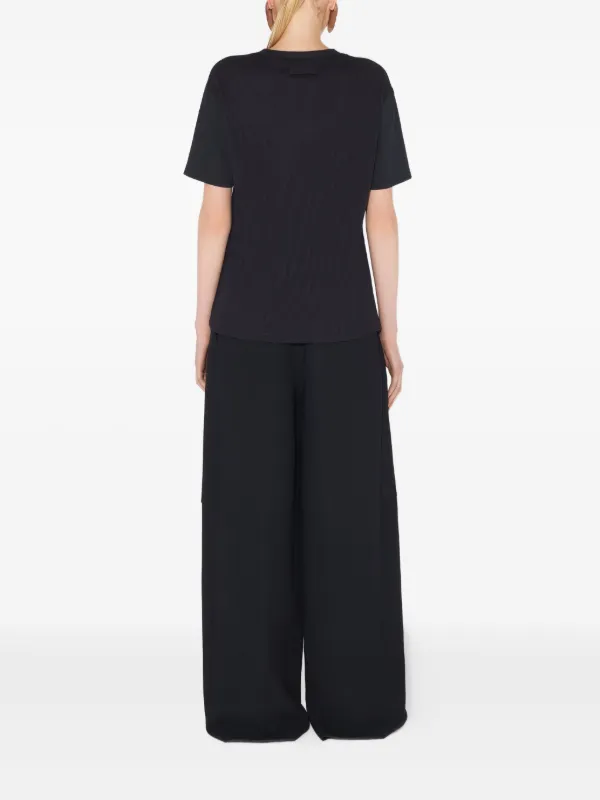 Jean Paul Gaultier JPG Embroidered T-shirt | Black | FARFETCH