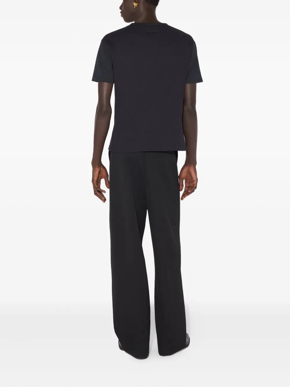 Jean Paul Gaultier Jpg Embroidered T-shirt In Black